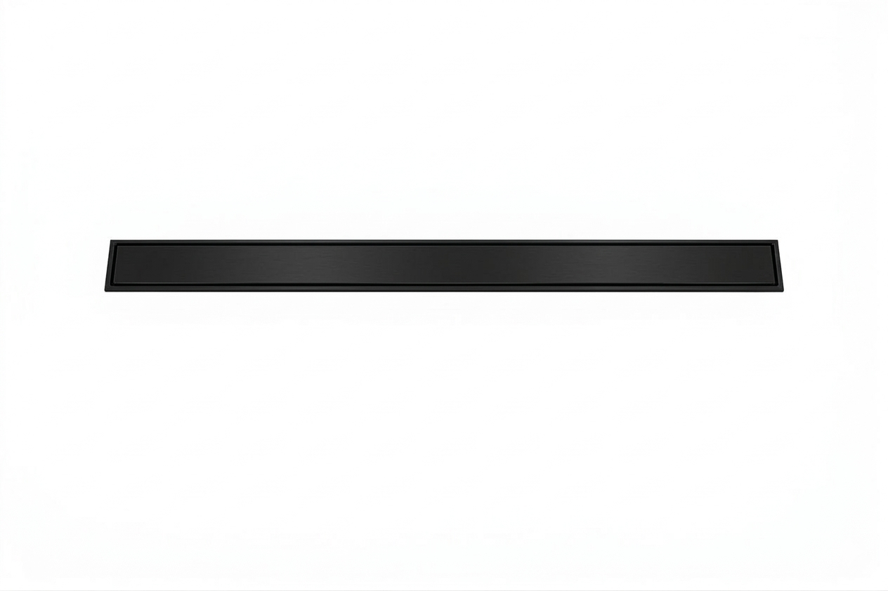 RALO LINEAR INOX 304 PRETO 140 cm - 2 SAÍDAS