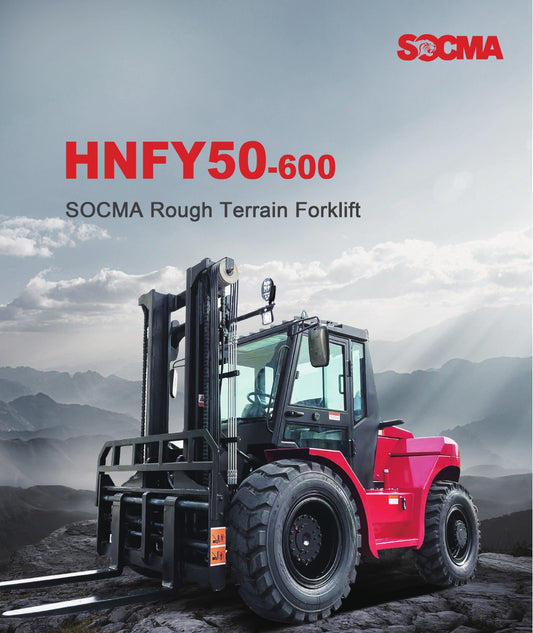 Empilhadeira Off-Road SOCMA HNFY50-600 (Capacidade 5 Toneladas)