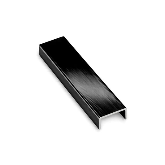 FILETE AL. Nº 2 PRETO BRILHANTE 9,5 x 9,5 x 20 x 300 cm