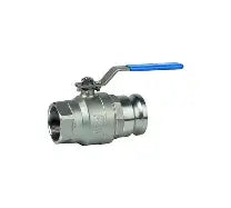 Válvula esfera bi-partida F-M Camlock