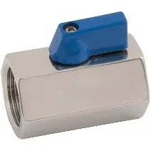 Válvula de esfera monobloco mini inox 316 F-F PN63 BSP