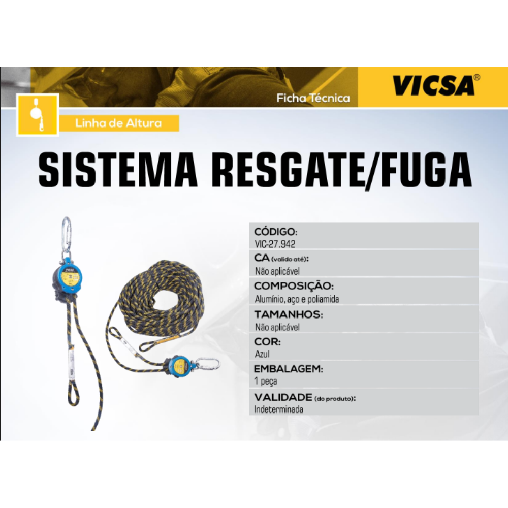Sistema de Resgate ou Fuga  VIC27942