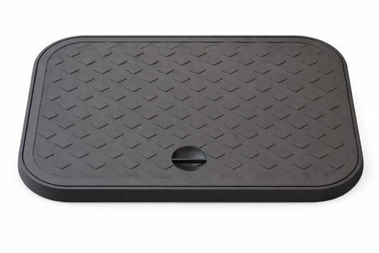 TAMPÃO DE FERRO FUNDIDO T-33 -SIMPLES CL A15 B125 - LEVE - 450 X 500 MM