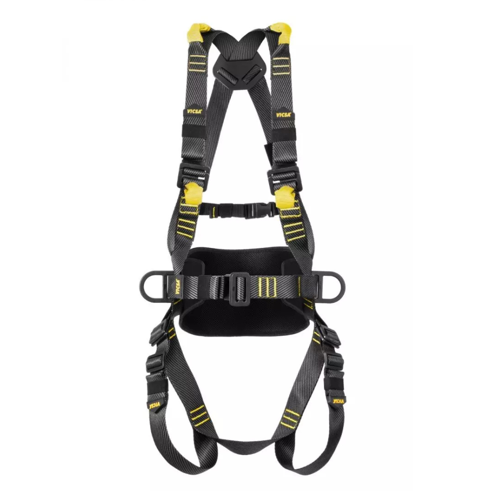 Cinto tipo paraquedista/abdominal dielétrico com 4 pontos de ancoragem VIC-20532