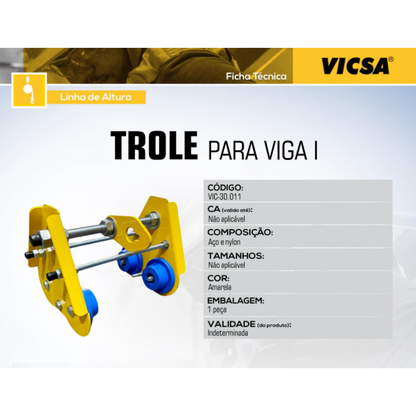 Trole para Viga  VIC30011
