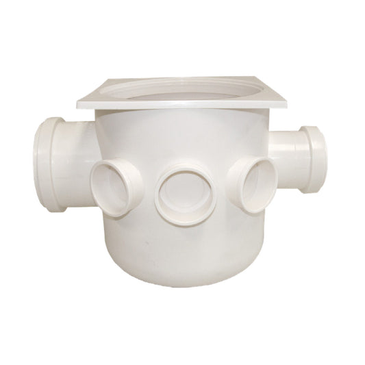 Caixa Sifonada Flex Quadrada 150 mm x 150 mm x 75/50 mm DVG Precon Tubozan