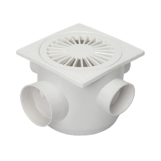 Caixa Sifonada Quadrada 100 mm x 100 mm x 50 mm DVG Precon Tubozan