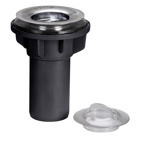 Ralo Vertical Longo Cromado P/ Banheira PP Duratop X