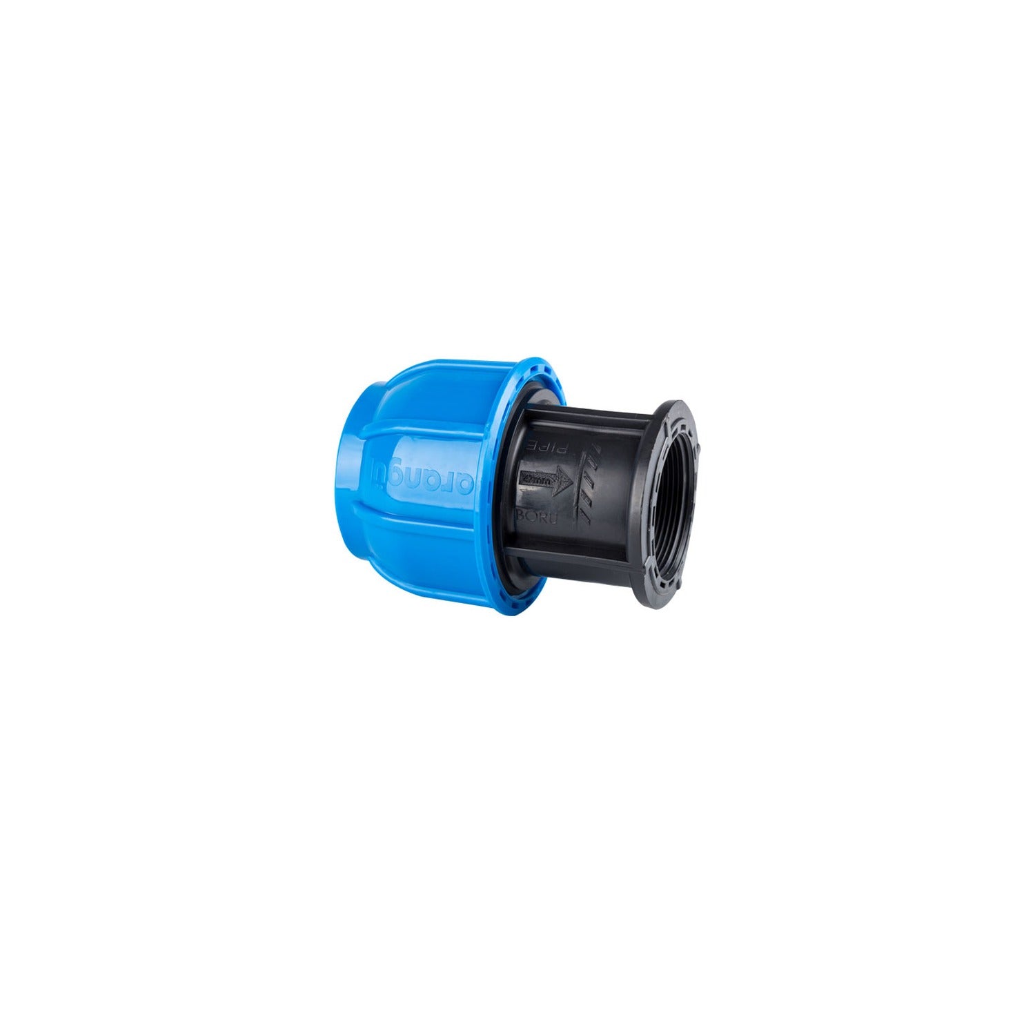 Adaptador Femea 75mm x 2.1/2pol PN16 PEAD Compressão