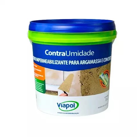 Aditivo Impermeabilizante Contraumidade 36 L Viapol
