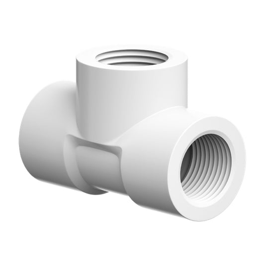 Tê Roscável PVC 1/2 pol Água Fria DVG Precon Tubozan