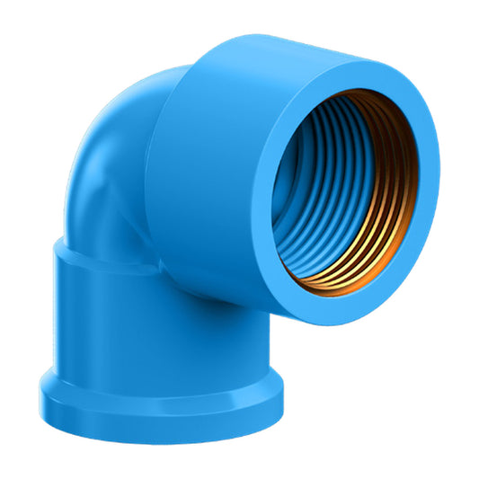 Joelho 90° Soldável com Bucha de Latão PVC 20 mm x 1/2 pol Água Fria NBR 5648 DVG Precon Tubozan