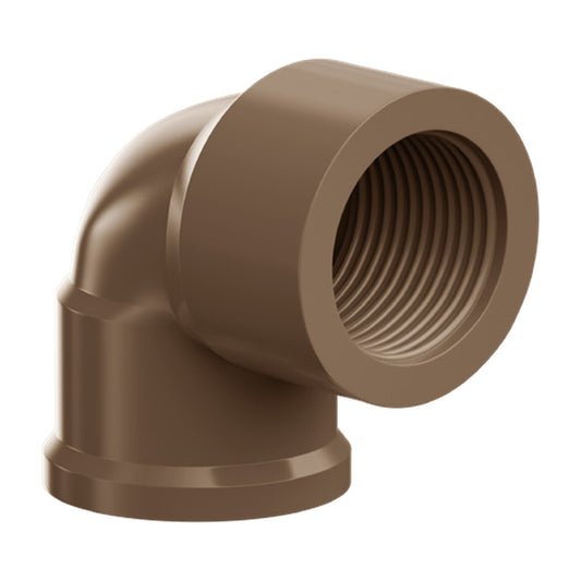 Joelho 90° Soldável com Rosca PVC 25 mm x 1/2 pol Água Fria NBR 5648 DVG Precon Tubozan