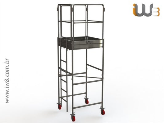 Andaime Tubular Completo Torre de 1m x 1m