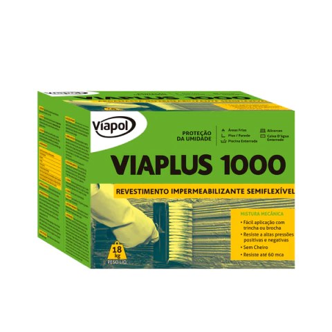 Argamasssa Impermeabilizante Viaplus 1000 18 Kg Viapol