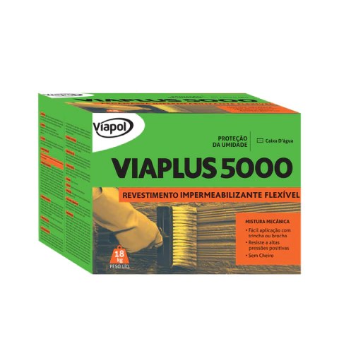 Argamasssa Impermeabilizante Viaplus 5000 18 Kg Viapol