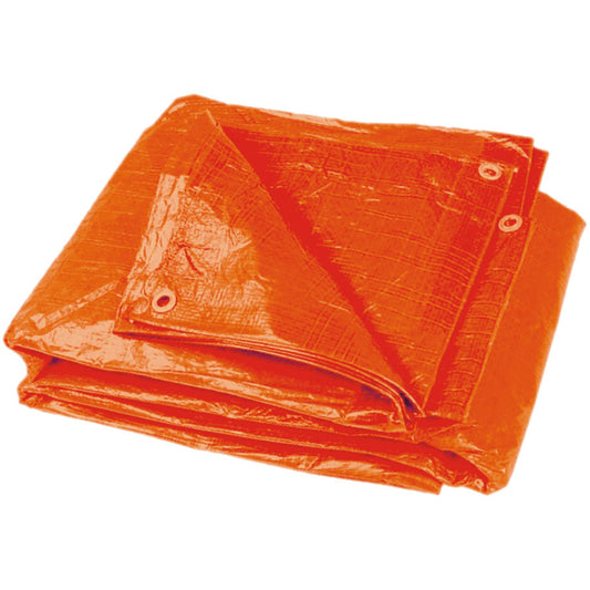 Lona Plástica Laranja 260 Micra 2m x 4m