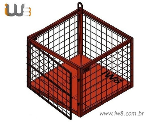 Cesto Aramado 1.50m x 1.5m x 1.2m Cap. 2000kg