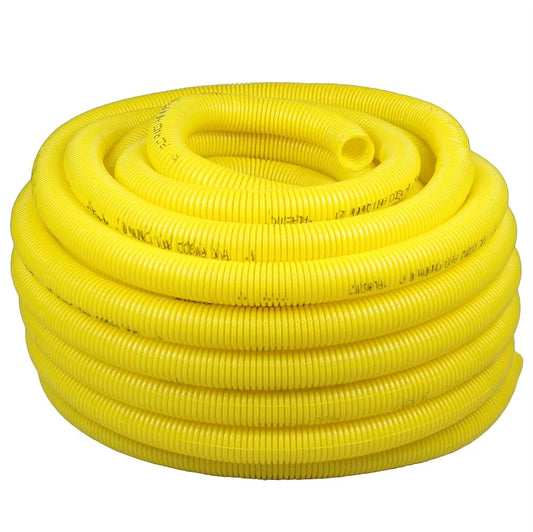 ELETRODUTO AN (PEAD) 3/4" (amarelo) com guia - Embalagem: 50 metros