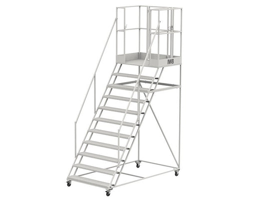 Escada Multifuncional Plataforma Porta Dupla