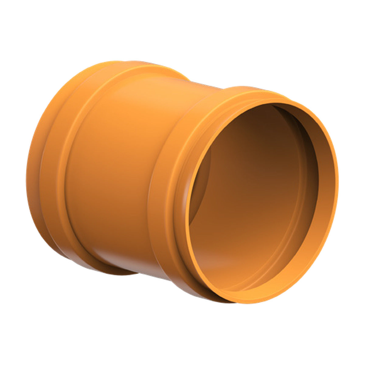 Luva de Correr Coletor PVC DN 100 mm Esgoto Ocre NBR 7362 DVG Precon Tubozan