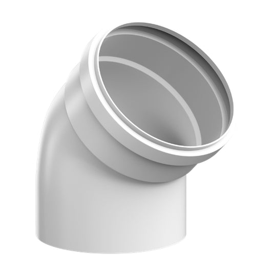 Joelho 45° Esgoto PVC 40 mm Série Normal SN NBR 5688 DVG Precon Tubozan