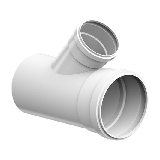 Junção Redução Esgoto PVC 75 mm x 50 mm Série Normal SN NBR 5688 DVG Precon Tubozan