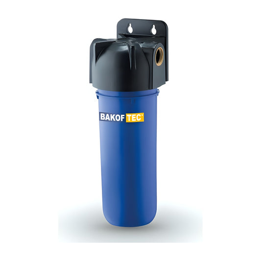 Filtro de Água 25 Micras Blue com Suporte Bakof - kit 4 un