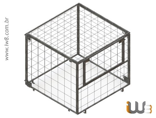 Gaiola Aramada Industrial para Pallets