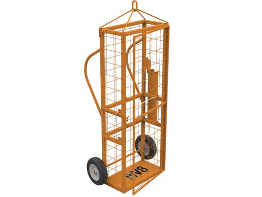 Gaiola com Rodas para Transporte de Cilindros