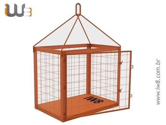 Gaiola de Ferro 1.50m x 1.0m x 1.3m Cap. 2000kg