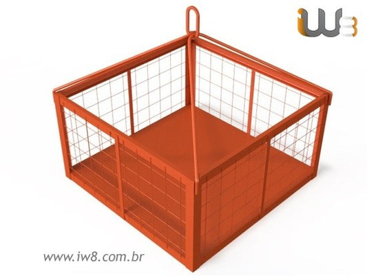 Gaiola de Içamento 1.6m x 1.6m x 0.8m Cap. 2000kg