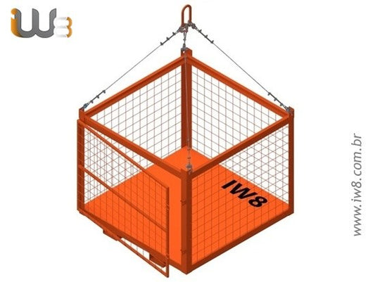 Gaiola Industrial 1.5m x 1.5m 1.2m Cap. 2000kg