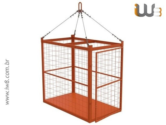 Gaiola Industrial 2.2m x 1.2m x 2.0m Cap. 4000kg