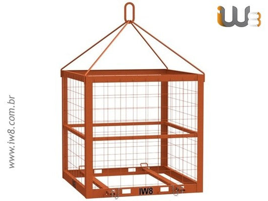 Gaiola Palete de 1.4m x 1.4m x 1.4m Cap. 2000kg