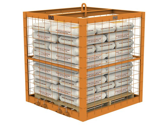 Gaiola Pallet para Içamento com Grua de Obra