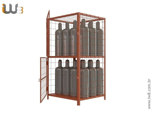Gaiola para Cilindro de Gás Cap. 20 Und