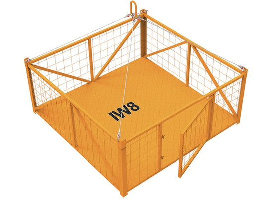 Gaiola para Cubetas 2.4m x 2.4m x 1.0m Cap. 500kg