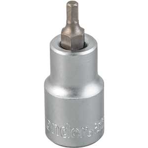Soquete hexagonal 4 mm, encaixe de 1/2", VONDER