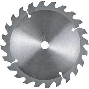Lâmina de serra circular com dentes de metal duro/vídea, 185 mm x 16 mm, 24 dentes, VONDER