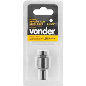 Suporte para serra copo de 14 mm a 30 mm, sem broca piloto, haste de 11/32" HSV 3830 VONDER