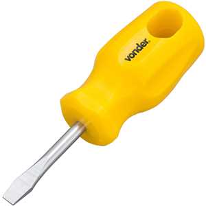 Chave de fenda 3/16" x 1.1/2", toco, VONDER
