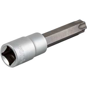 Soquete hexalobular macho longo, encaixe de 1/2", T60, VONDER