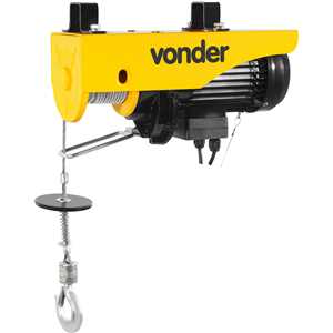 Guincho elétrico para 0,3 tonelada (0,3 tf) / 0,6 tonelada (0,6 tf) GEV 600 220 V~ VONDER