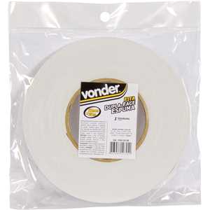 Fita dupla face, espuma, 12 mm x 10,0 m, VONDER