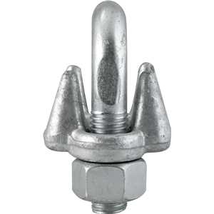 Clips para cabo de aço 7/8" - 22,20 mm, pesado, VONDER PLUS