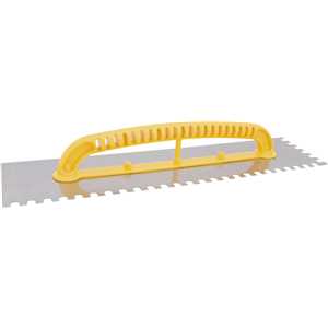 Desempenadeira de aço, dentada, 120 mm x 480 mm, VONDER