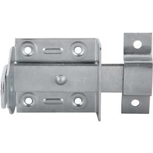 Fecho chato com porta-cadeado 2" - 50,8 mm, zincado, encartelado, VONDER