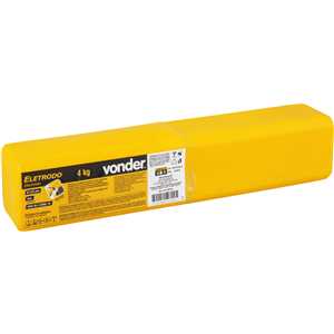 Eletrodo revestido para inox, AWS E308L, com 3,25 mm, VONDER