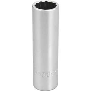Soquete estriado longo, com encaixe de 1/2", 14 mm, VONDER
